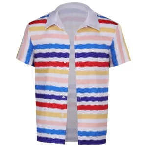 2023 Barbie1964 Ken Rainbow Chemise Cosplay Costume Carnaval
