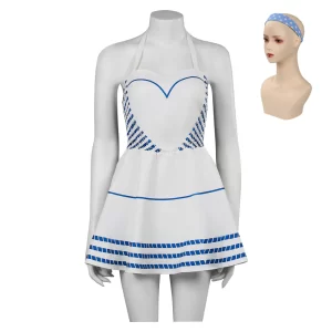 2023 Barbie Margot Robbie Robe Femme Cosplay Costume
