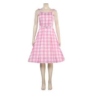 2023 Enfant Barbie Ensemble Robe Rose Cosplay Costume Carnaval