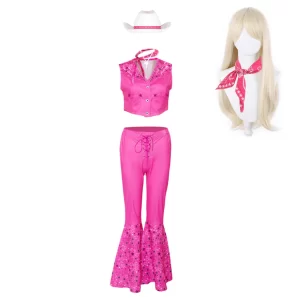 2023 Barbie Femme Cowgirl Ensemble Cosplay Costume d'Halloween