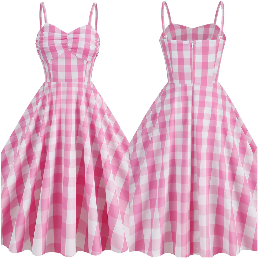 Barbie Margot Robbie Barbie Robe Cosplay Costume Design Original – Image 9