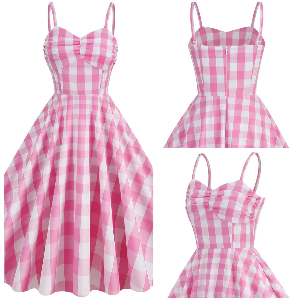 Barbie Margot Robbie Barbie Robe Cosplay Costume Design Original – Image 10