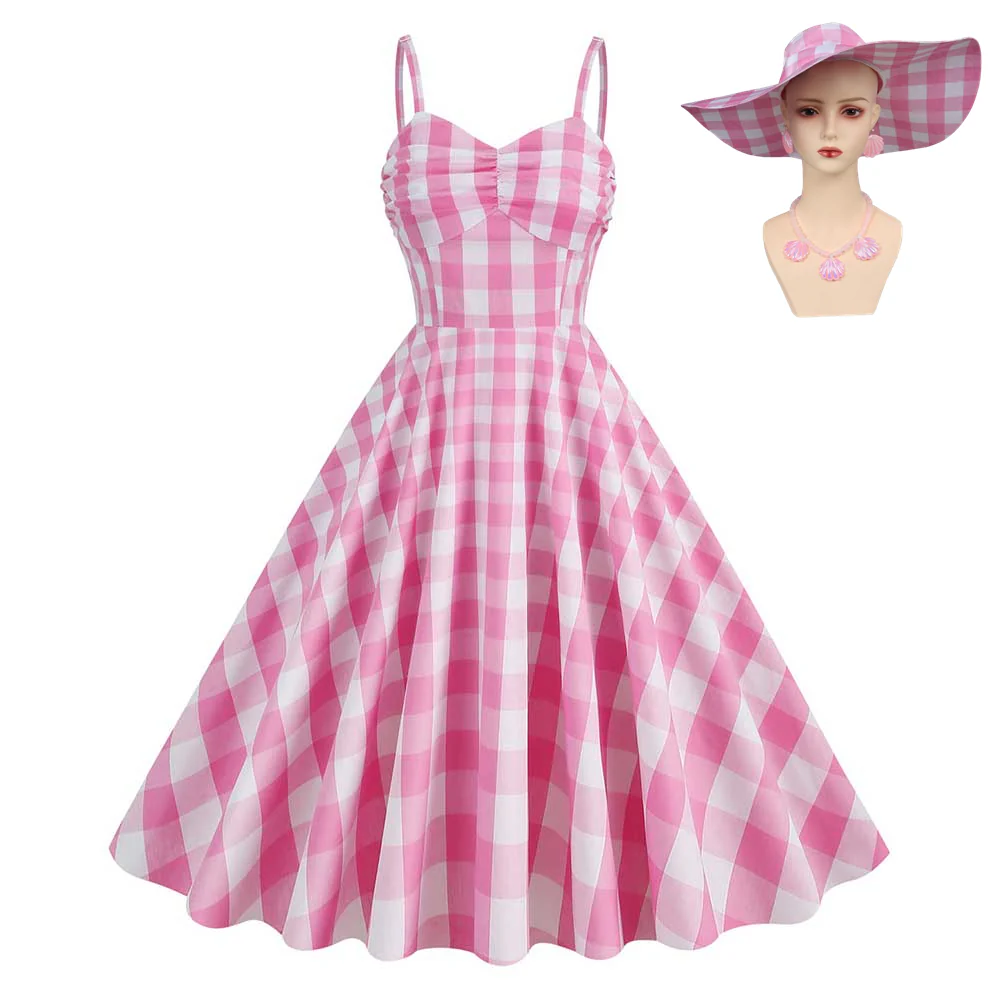 Barbie Margot Robbie Barbie Robe Cosplay Costume Design Original – Image 3