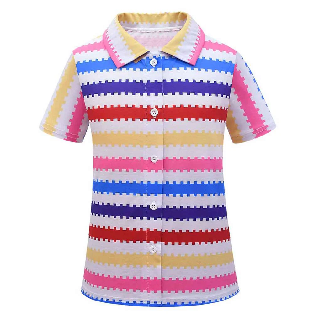Enfant Allan Barbie Chemise Stries Cosplay Costume