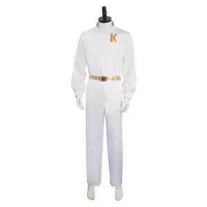 2023 Barbie Blanc Ken Combinaison Ensemble Cosplay Costume Carnaval