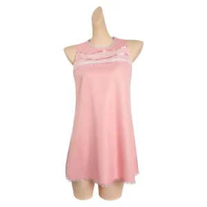 Adulte Barbie Rose Pyjama Robe Cosplay Costume