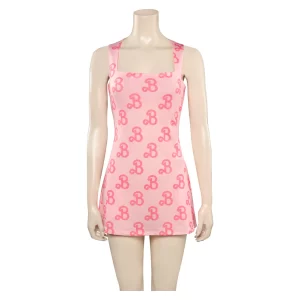 Barbie Barbie Yoga Robe Poches Latérales Cosplay Costume