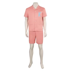 Barbie Ken Top & Pant Rose Ensemble Cosplay Costume