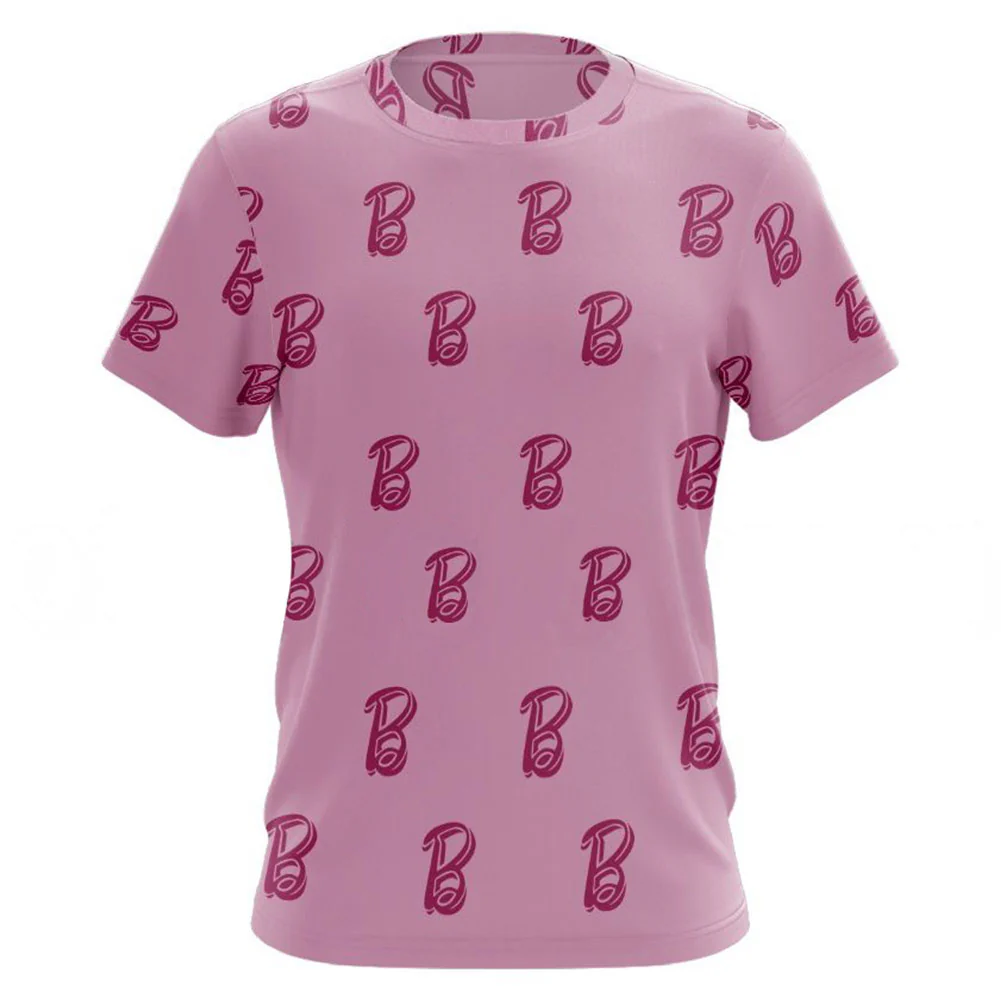2023 Barbie Ken T-Shirt Imprimé Alphabet Costume
