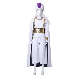 2019 Aladdin Prince Ali Cosplay Costume avec Cape