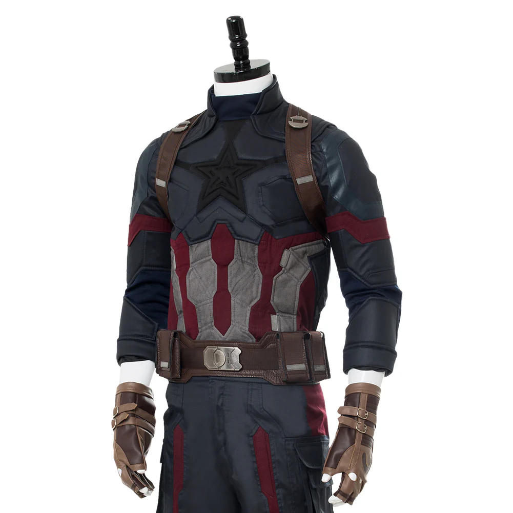 Avengers 3 La guerre de L'infini Captain America Cosplay Costume – Image 8
