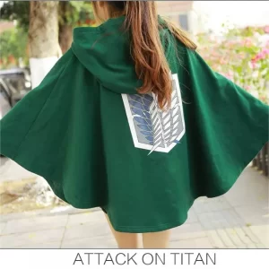 Attack on Titan Shingeki no Kyojin Cape Cosplay Costume