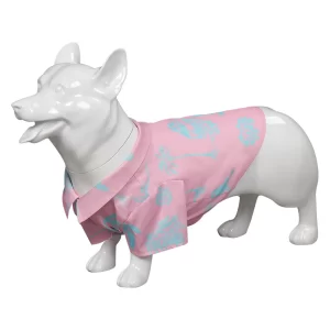 Barbie Ken Chemise Imprimée Rose Costume Pour Animal