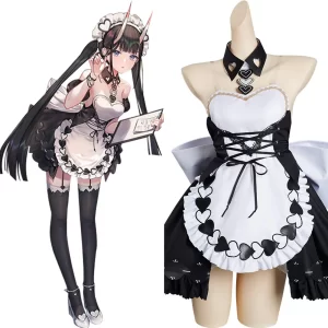 Azur Lane IJN Noshiro Maid Costume Cospl