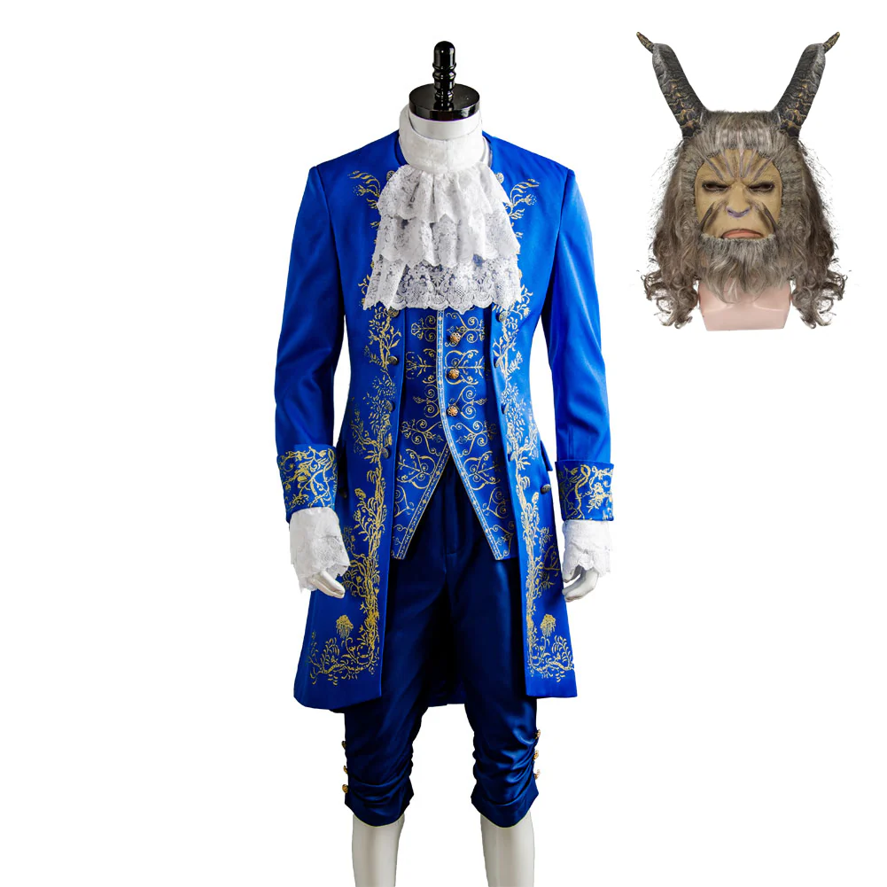La Belle et la Bête Costume Prince Adam Beast Costume Cosplay Costume