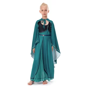 Fille La Reine des Neiges Anna Robe de Soirée Costume pour Halloween Carnaval