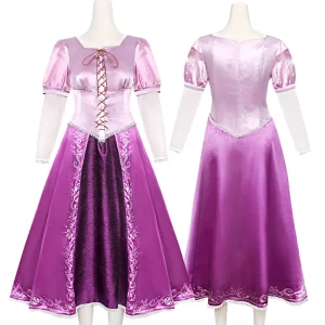 Enfant Raiponce Cosplay Costume Robe Carnival Halloween