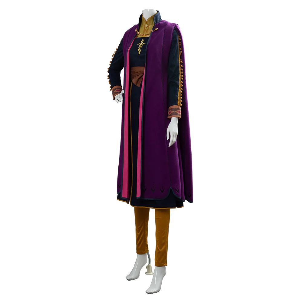 La Reine des neiges 2 Anna Cosplay Costume – Image 3