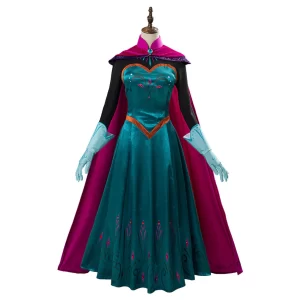 La Reine des neiges Frozen Elsa Robe Halloween Carnaval Cosplay Costume